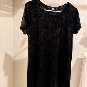 Roxy Black Velvet Dress